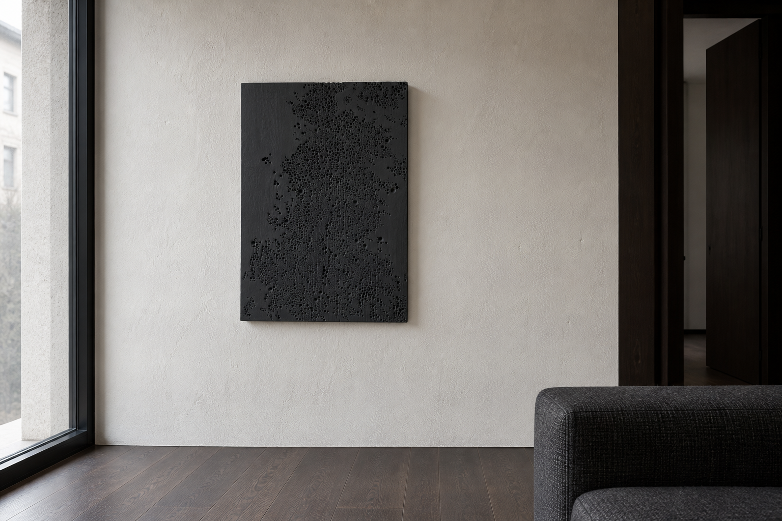 Visualizzazione ambientata dell’opera Mars Black 5730